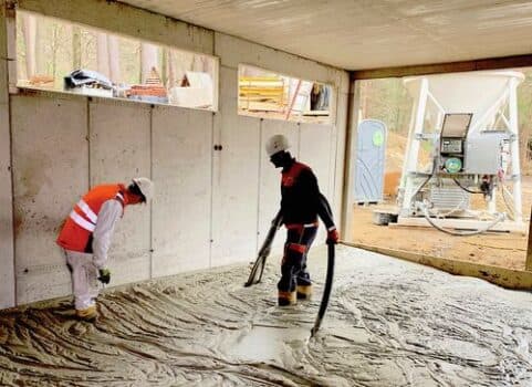 Foam concrete